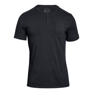 Under Armour Black Short Sleeve Unstoppable Henley